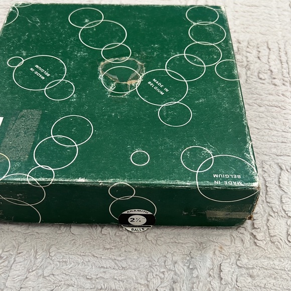 Vintage Aramith Billard Set Pool Balls Phenolic 2 1/4" Made in Belgium Orgnl Box - Picture 10 of 16